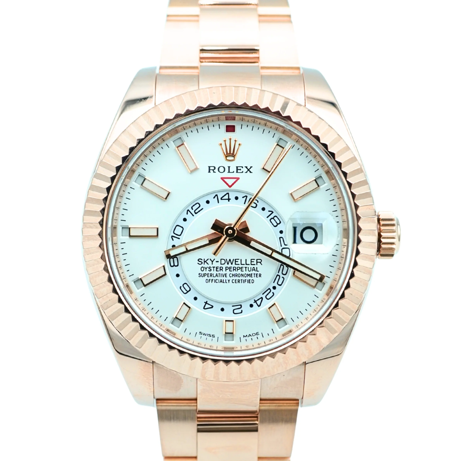 Rolex Sky-Dweller 42 mm / Rose Gold White Dial