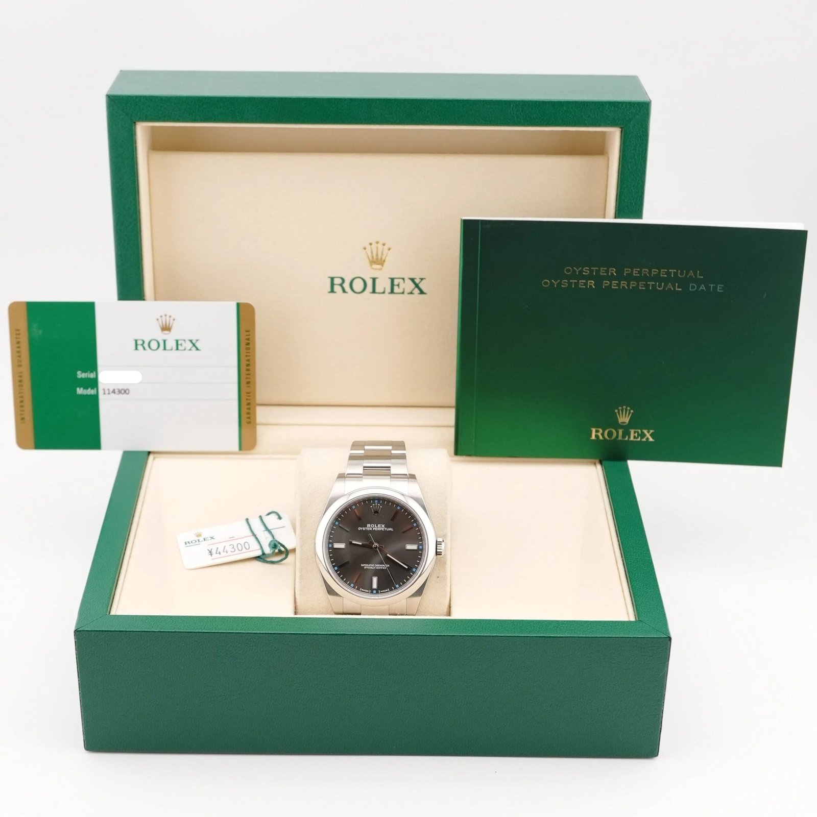 Rolex Oyster Perpetual 39 mm / Dark Rhodium – Oyster - Image 2