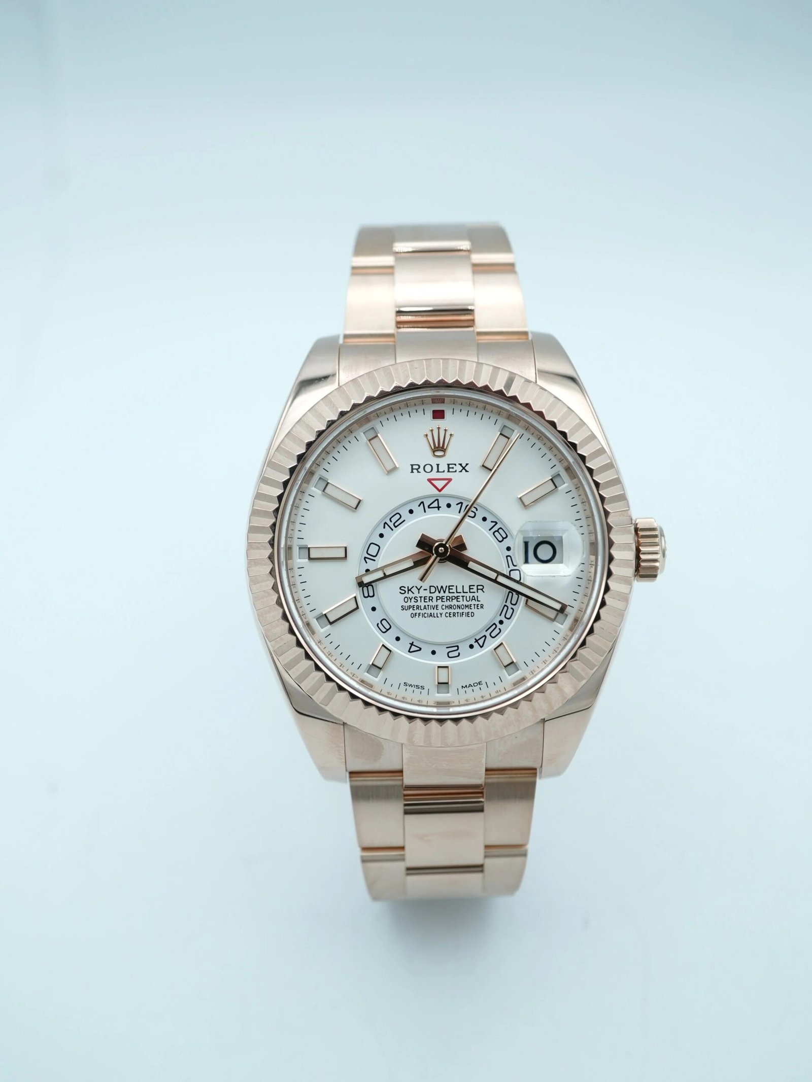 Rolex Sky-Dweller 42 mm / Rose Gold White Dial - Image 2