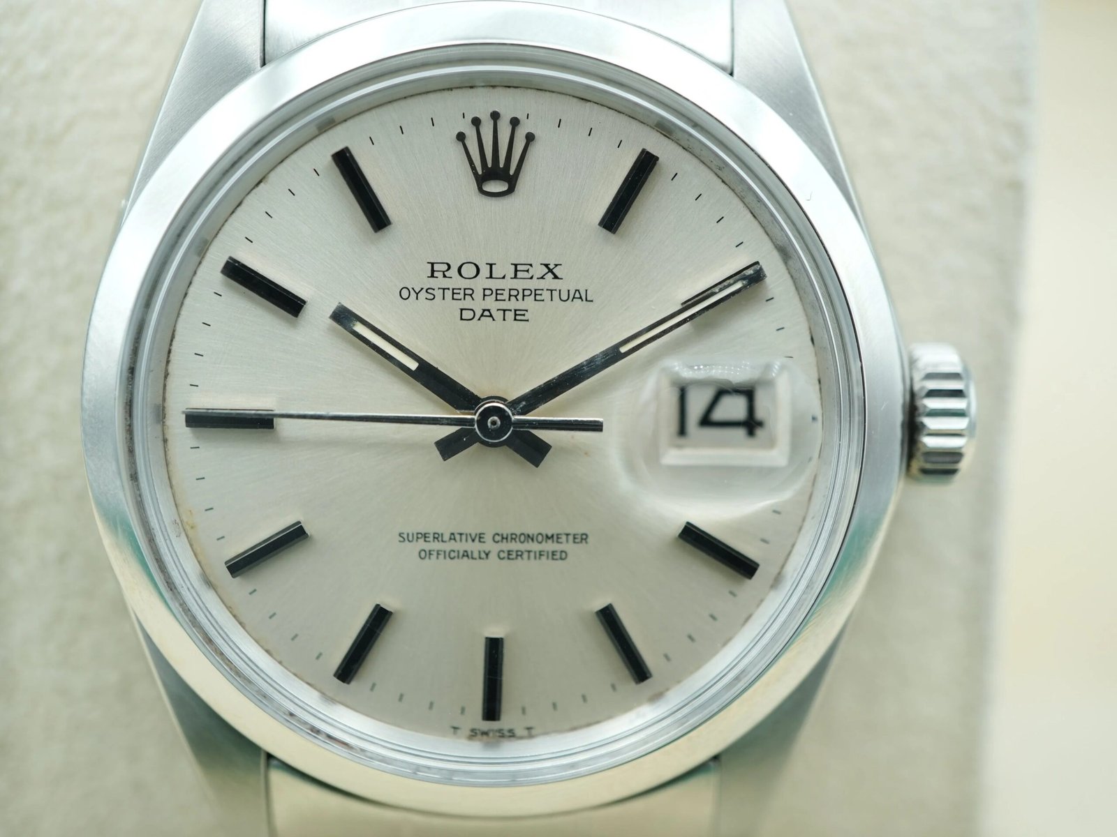 Rolex Oyster Perpetual Date 34 mm / Silver – Oyster - Image 7