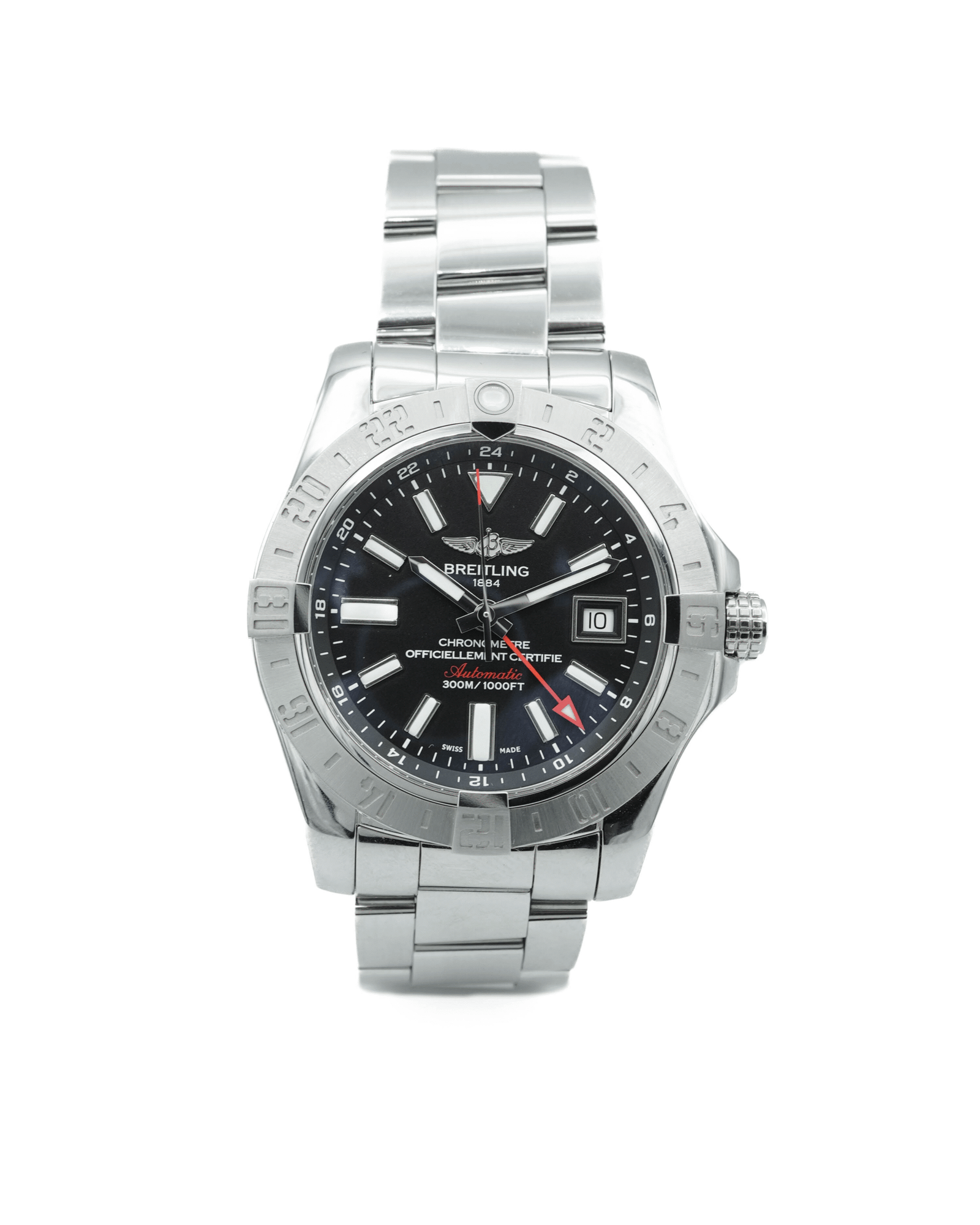 Breitling 43 mm Avenger II GMT / Black