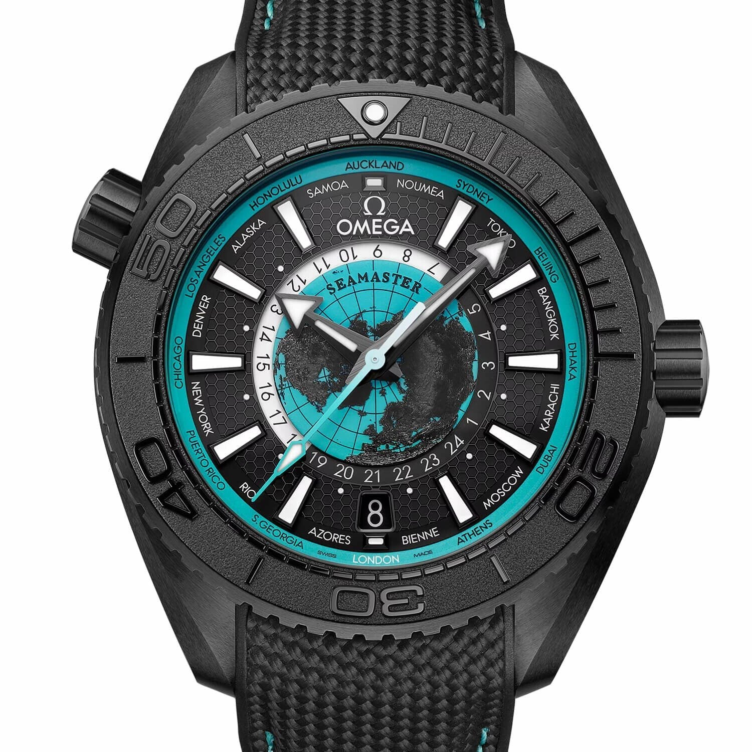 OMEGA Seamaster Planet Ocean 45,5 mm / GMT Worldtimer – Bracelet - Image 4