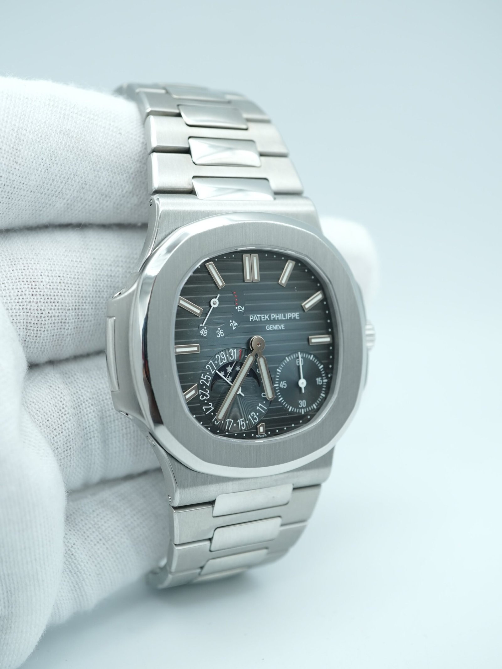 Patek Philippe 40 mm Nautilus / Bleu - Image 3
