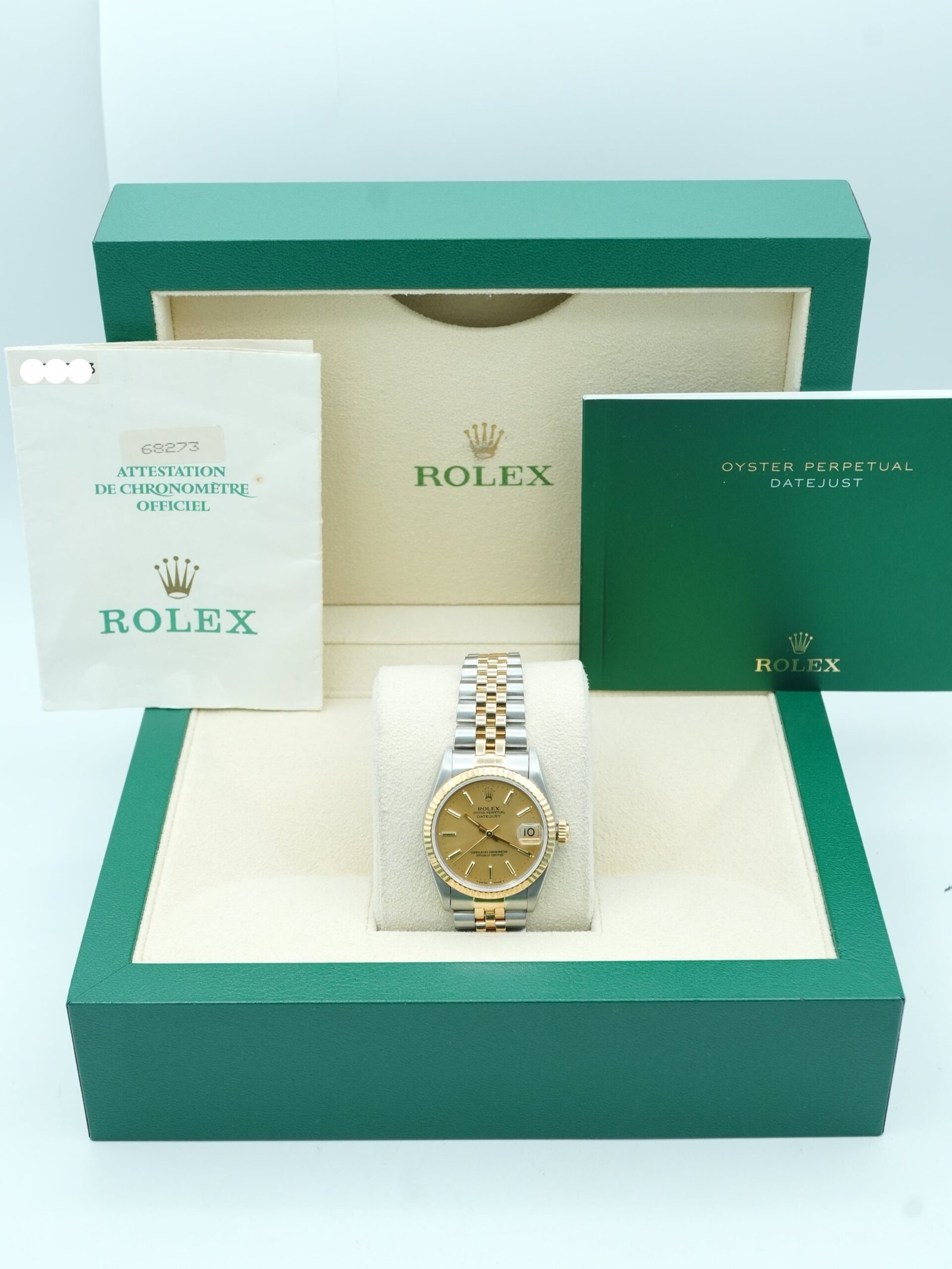 Rolex Datejust 31 mm / Champagne – Jubilee - Image 2