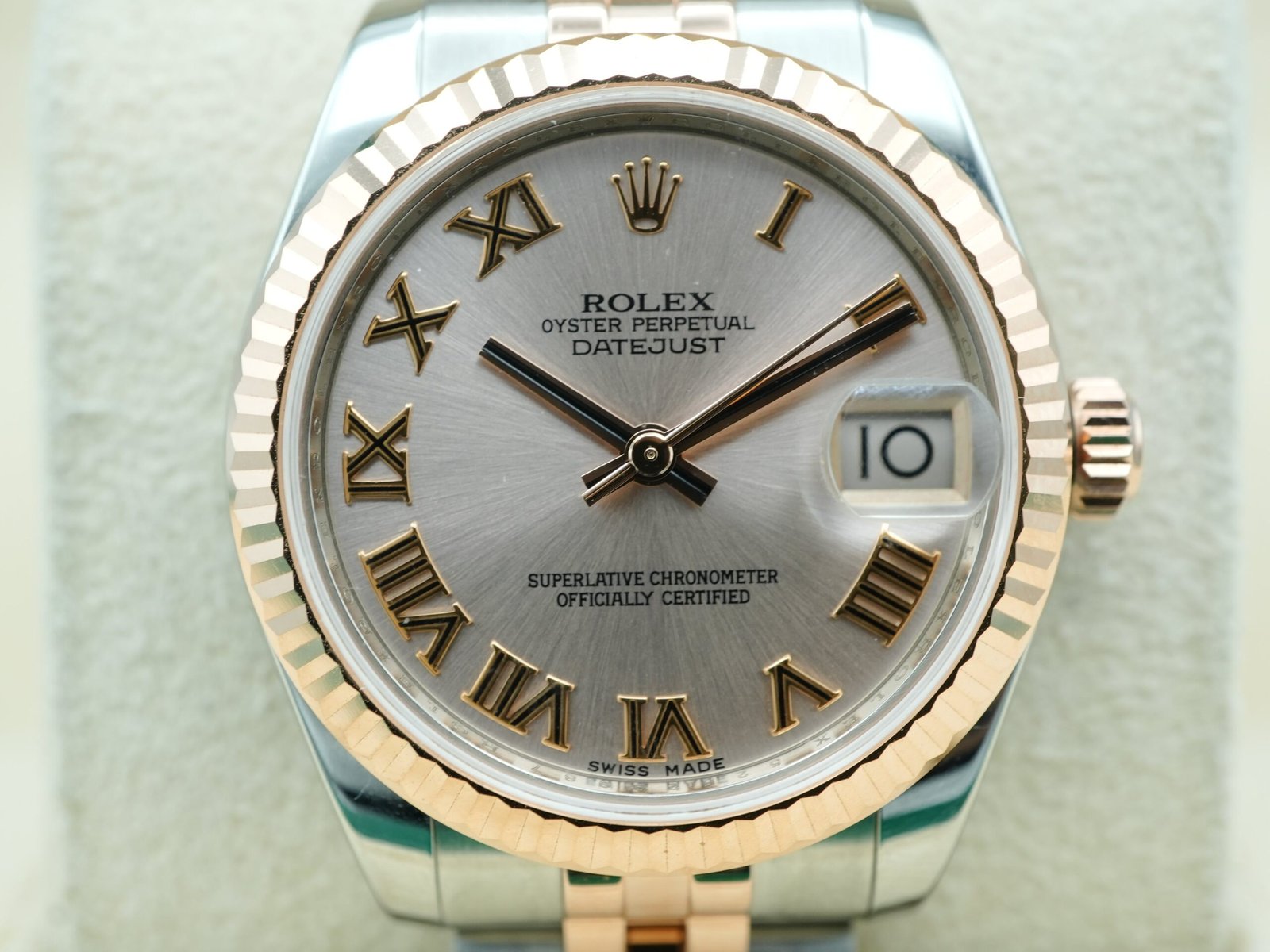 Rolex Datejust 31 mm / Rose Roman – Jubilee - Image 3