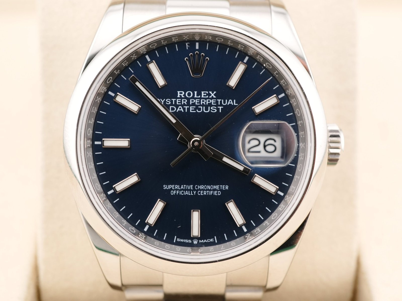 Rolex Datejust 36 mm / Blue – Oyster - Image 3