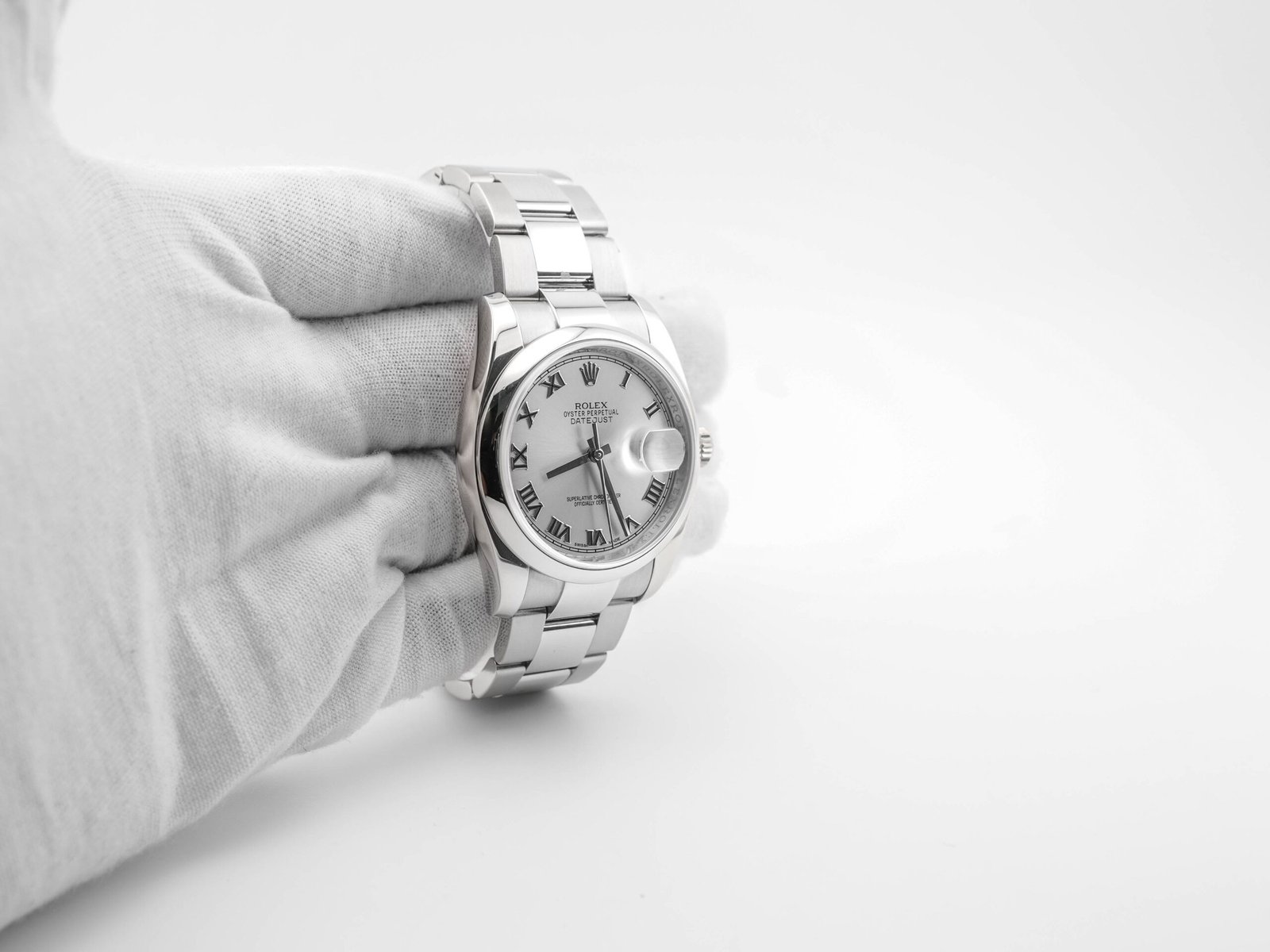 Rolex Datejust 36 mm / Rhodium Grey – Oyster - Image 4