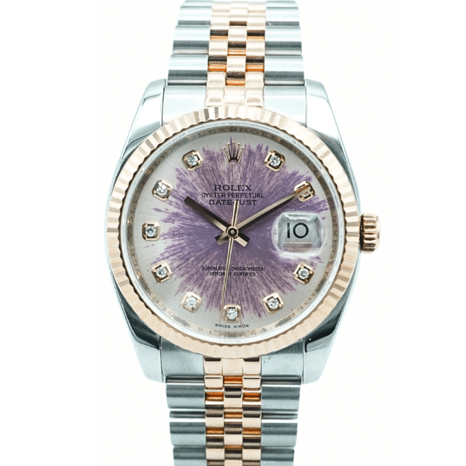 Rolex Datejust 36 mm / Rose Gold Diamond – Jubilee