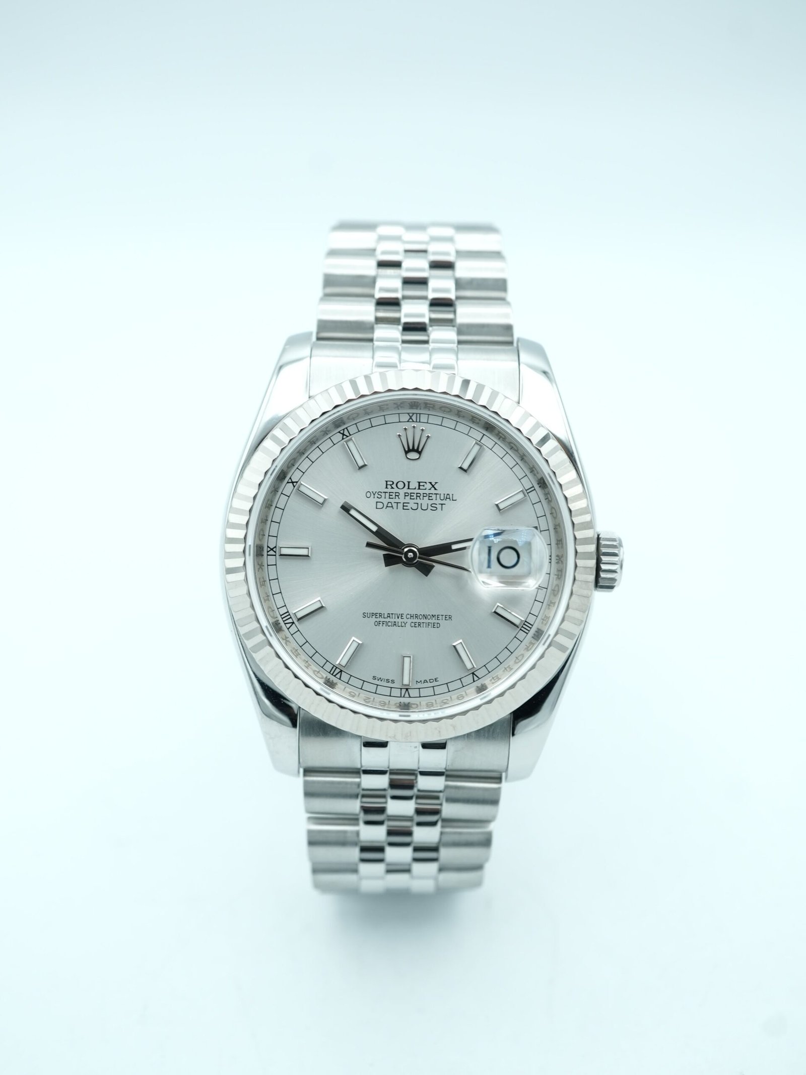 Rolex Datejust 36 mm / Silver – Jubilee - Image 4
