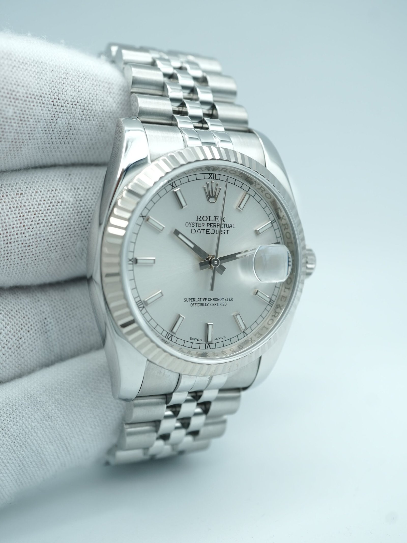 Rolex Datejust 36 mm / Silver – Jubilee - Image 3