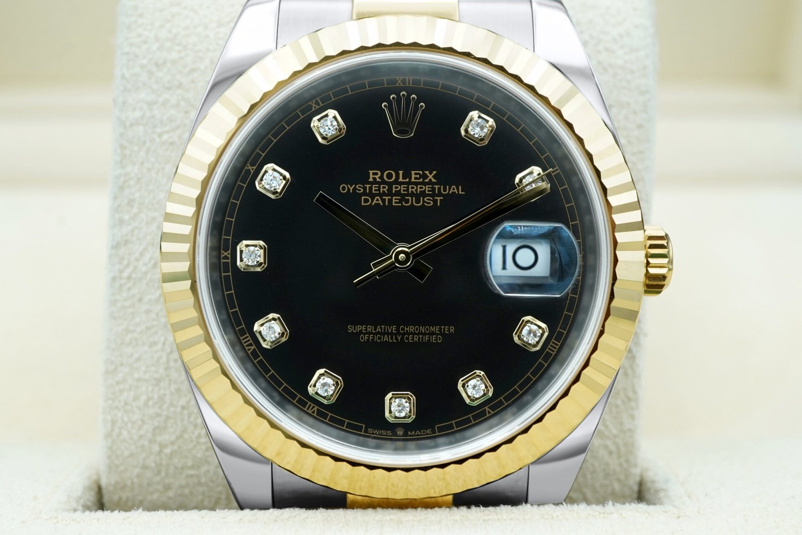Rolex Datejust 41 mm / Black Diamond – Oyster - Image 3