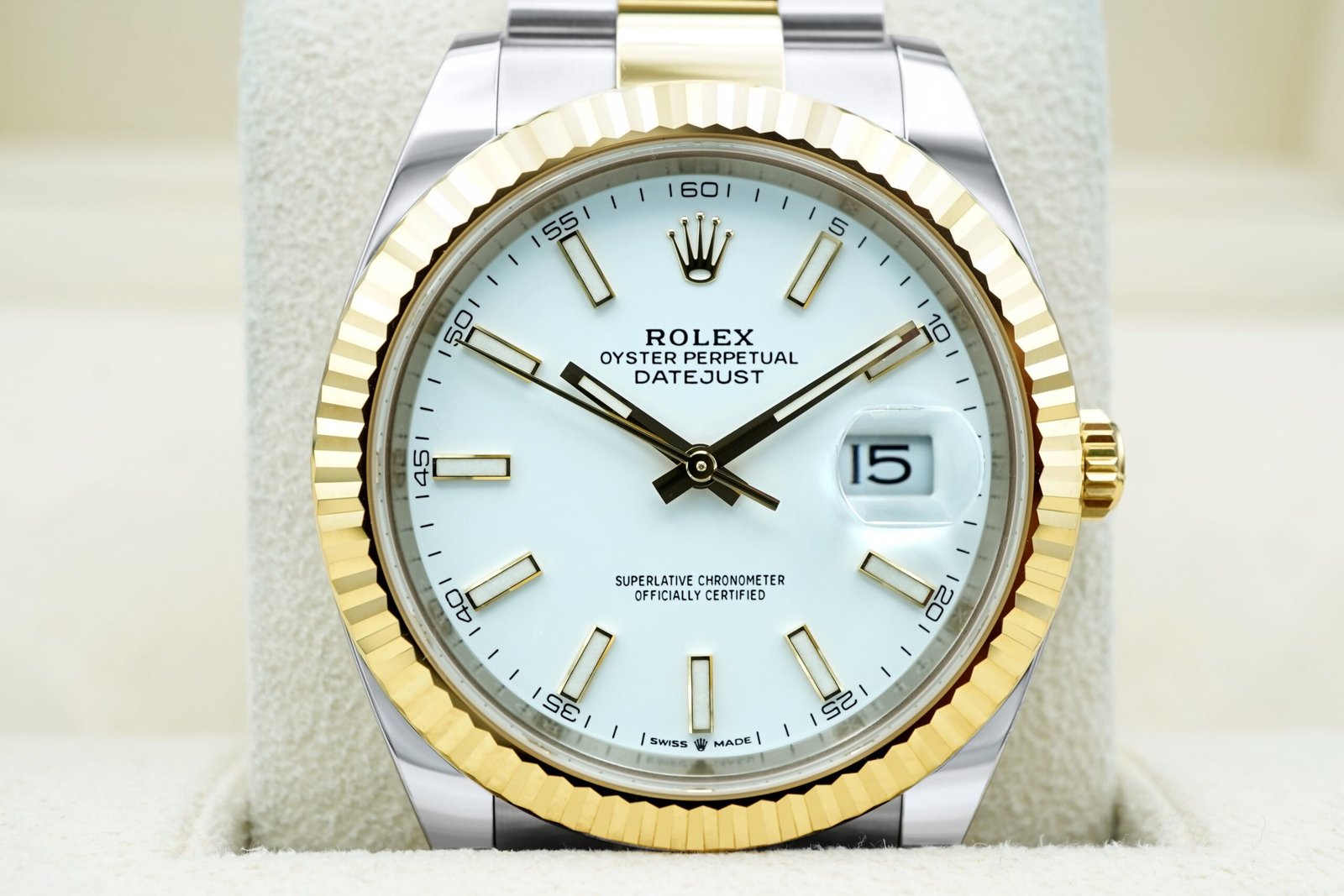 Rolex Datejust 41 mm / White – Oyster - Image 4