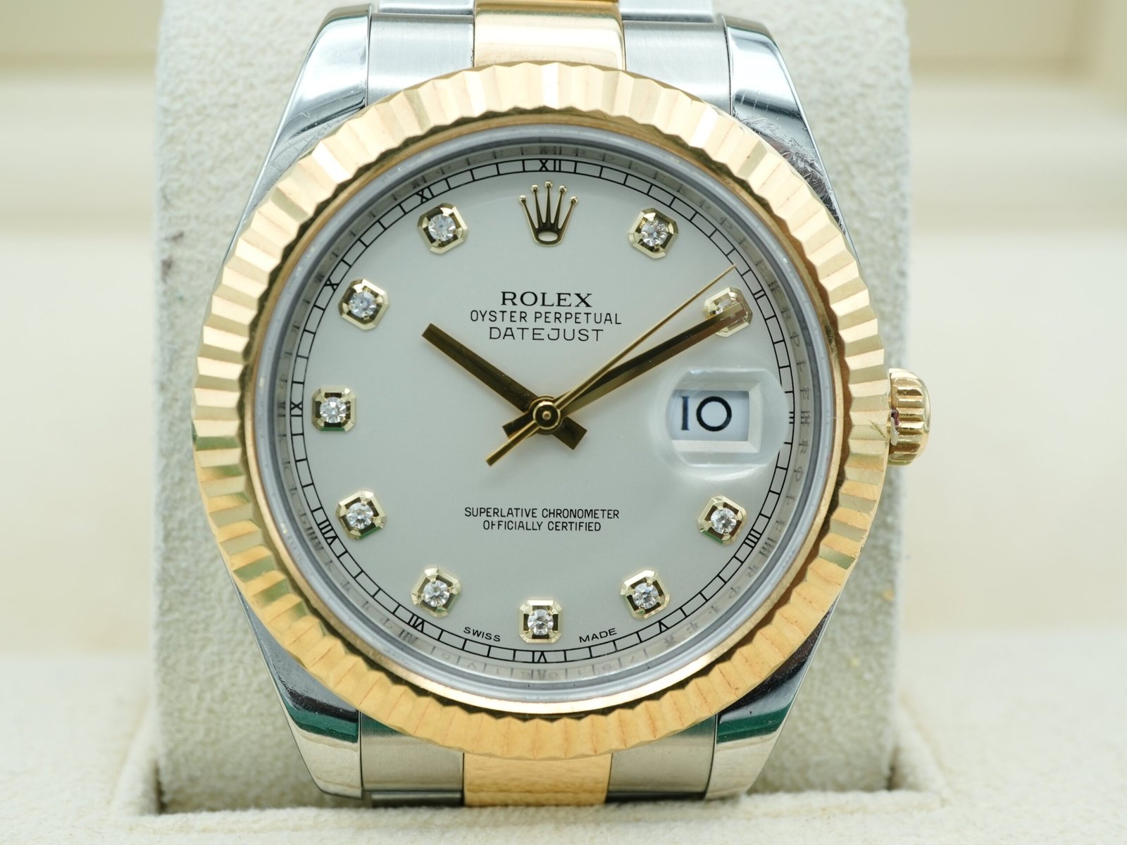 Rolex Datejust II 41 mm / Ivory Diamond – Oyster - Image 3