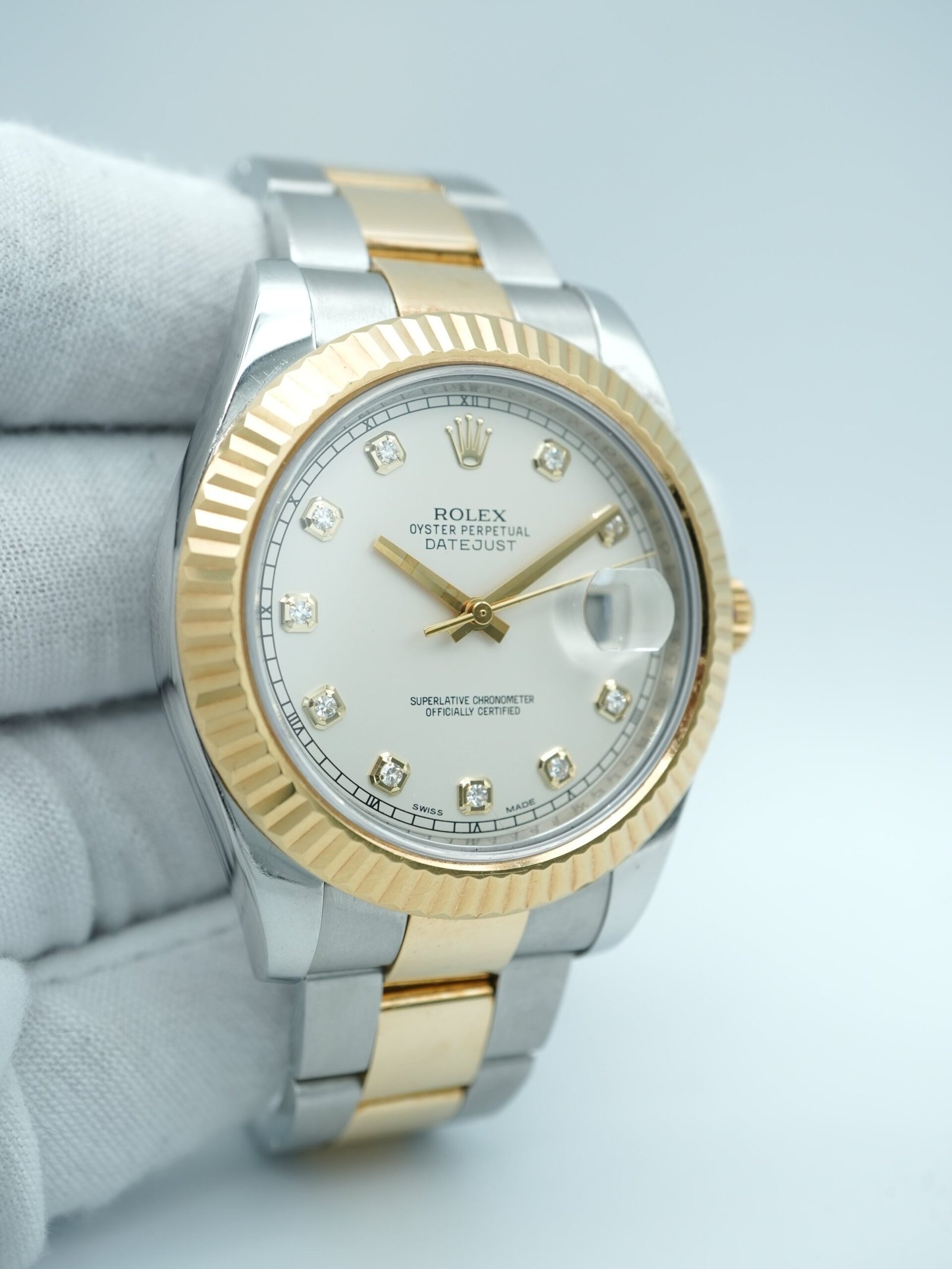 Rolex Datejust II 41 mm / Ivory Diamond – Oyster - Image 5