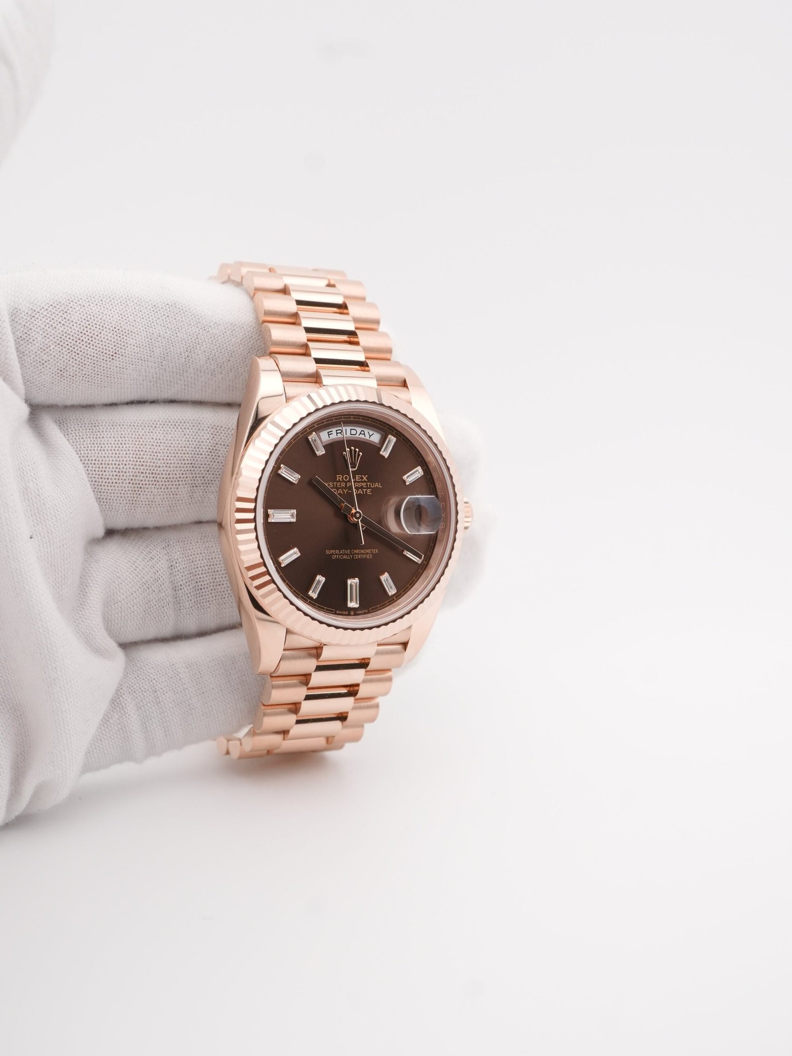 Rolex Day-Date 40 mm / Chocolate – President - Image 3